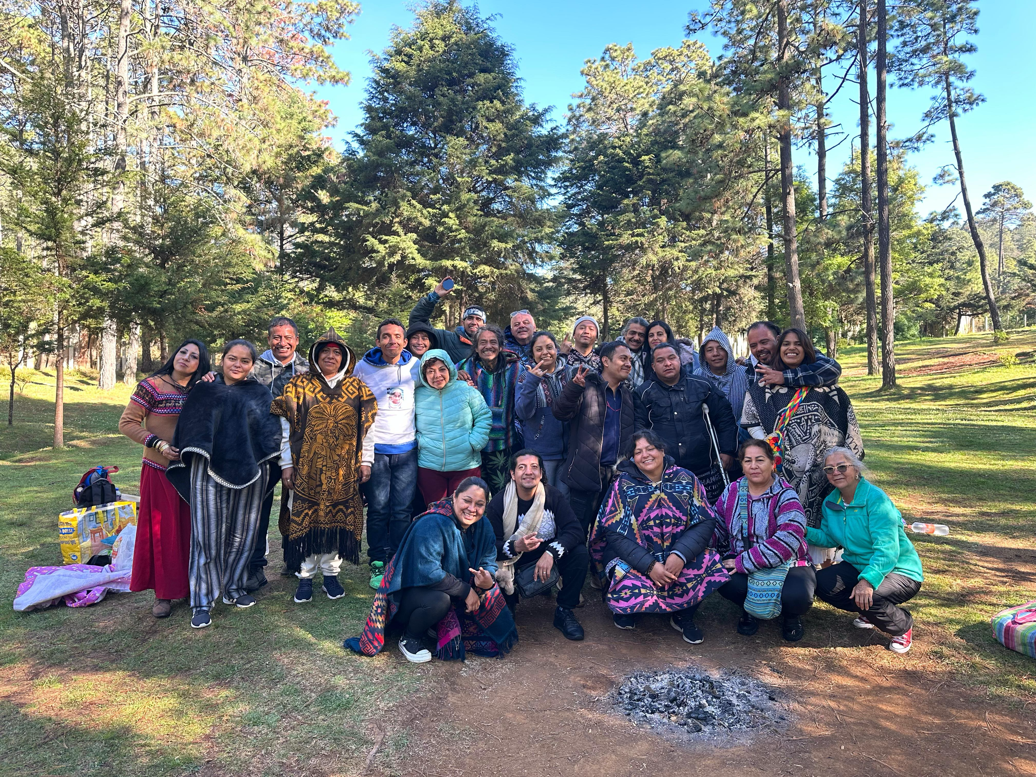 Comunidad en el bosque