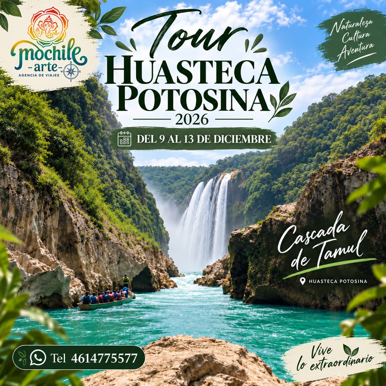 Cascada de Tamul · Huasteca Potosina 2026